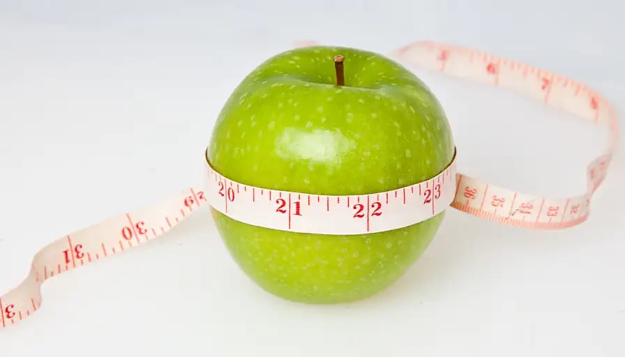 appel voor gewichtsbeheersing